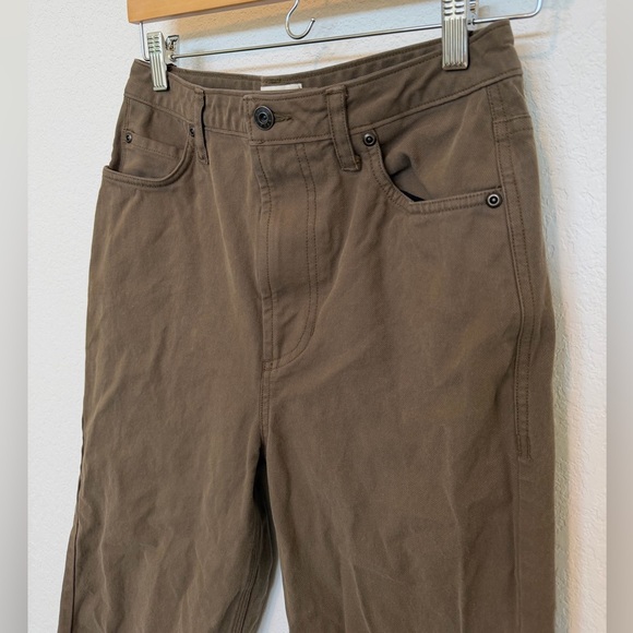 Rowan Merilee 5 Pocket Canvas Pant in Brown size 28 - Picture 6 of 10